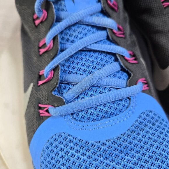 Nike Zoom Elite+ Sneakers Womens Size 11.5 Running Shoes Blue Black‎ Fitsol - Picture 3 of 15